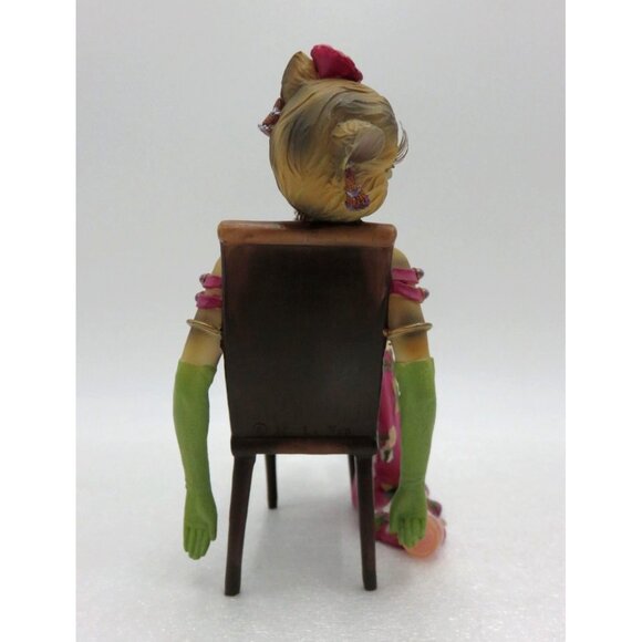 Margaret Le Van ALLEY CATS Katty Diva Cat on Chair Figurine 5" Tall - Picture 12 of 12
